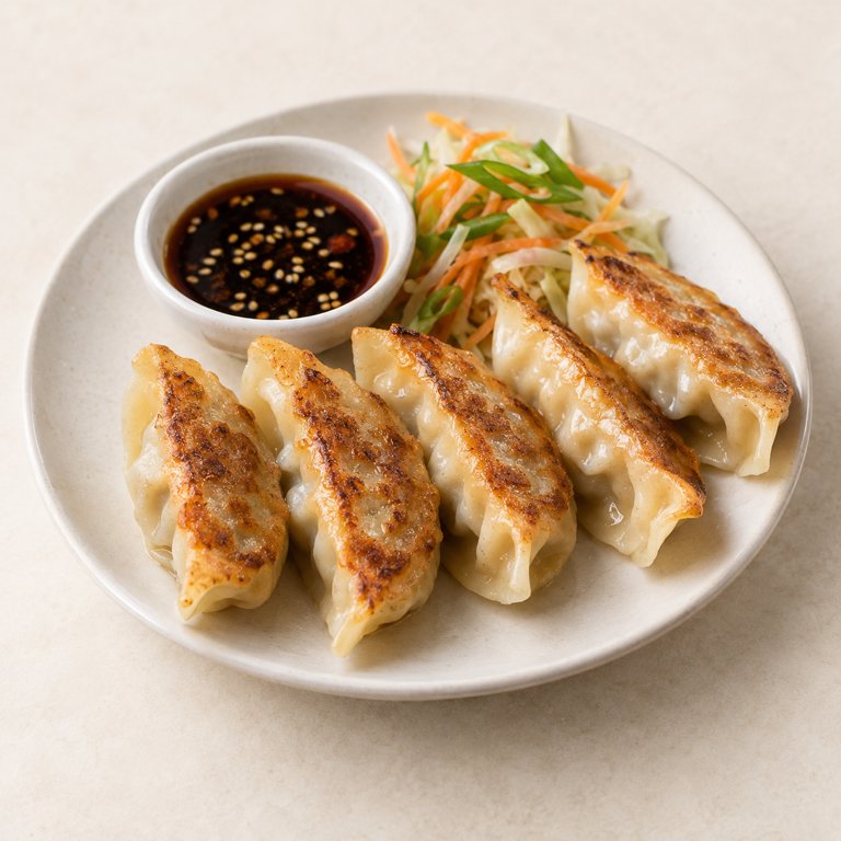 [8c] Gyozas de pollo a la plancha