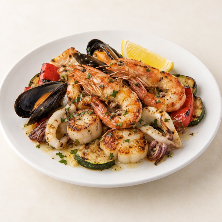 [87] Mariscos especiales a la plancha