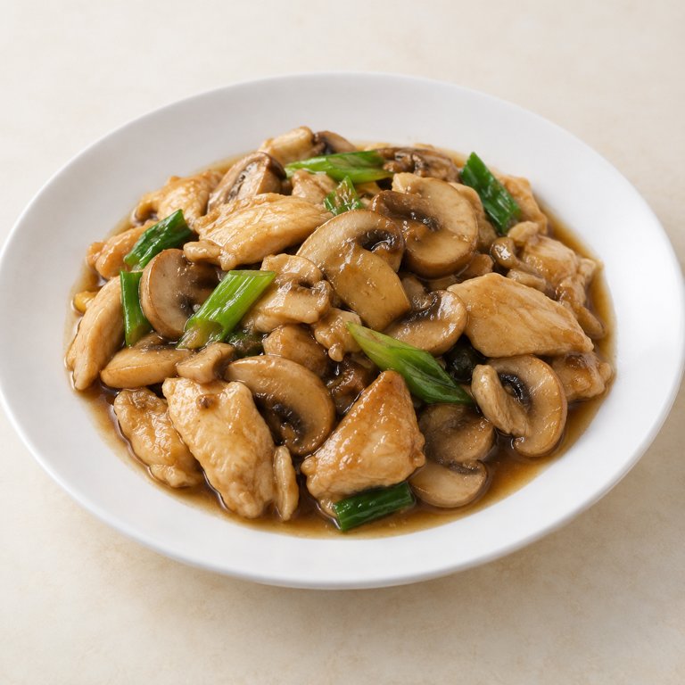 [78] Pollo con champiñones