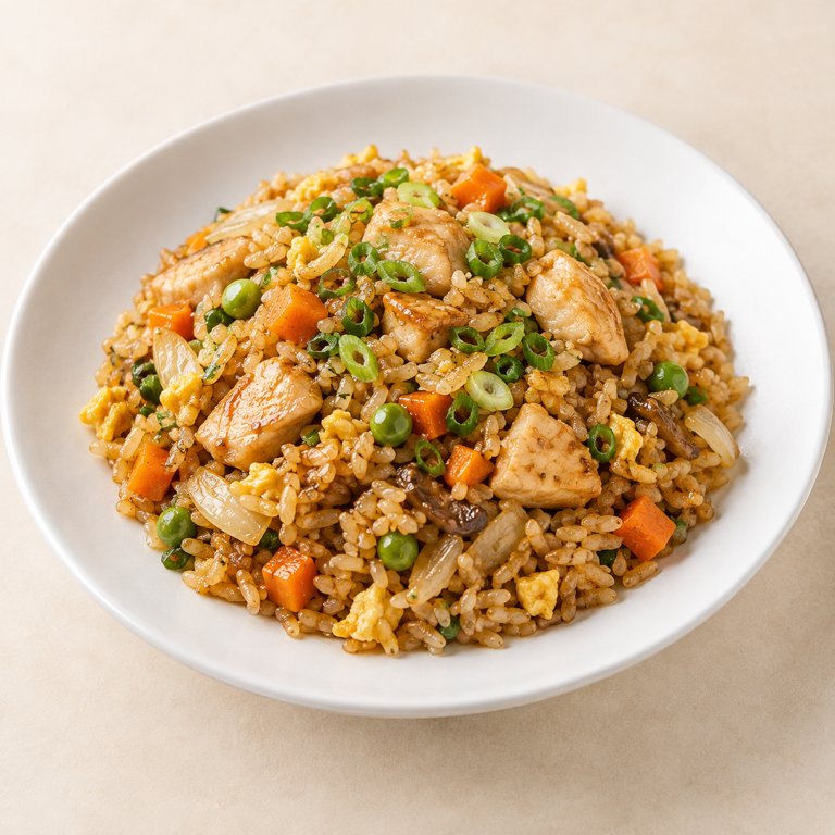 [23b] Arroz frito con salsa ^miso^