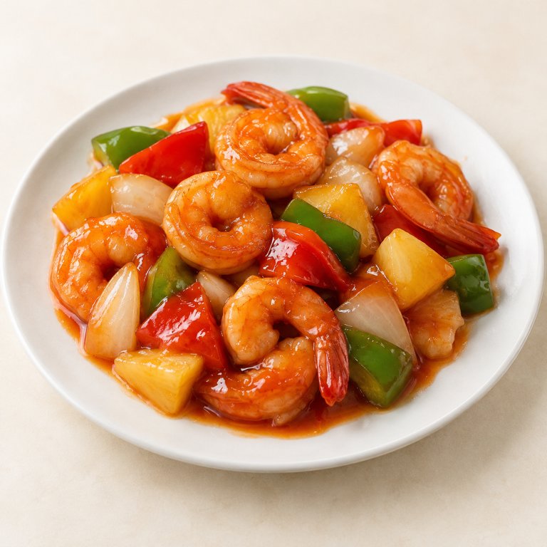 [44] Gambas agridulce