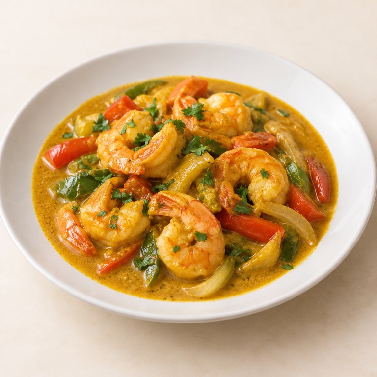[42] Gambas con curry
