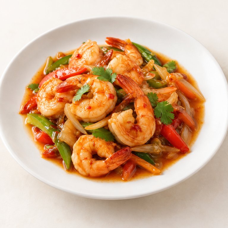 [50c] Gambas con salsa tailandesa